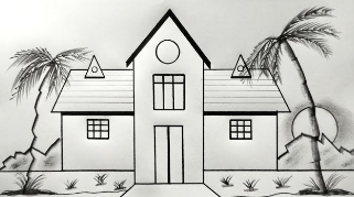 Beautiful:1qkvlausvms= House Drawing