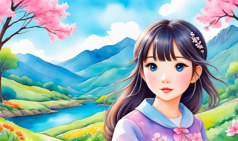 Pastel:85jfmhrudku= Kawaii Anime Girl
