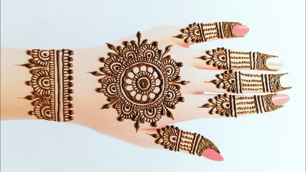 Beautiful:8myraccxre8= Simple Easy Mehendi Design